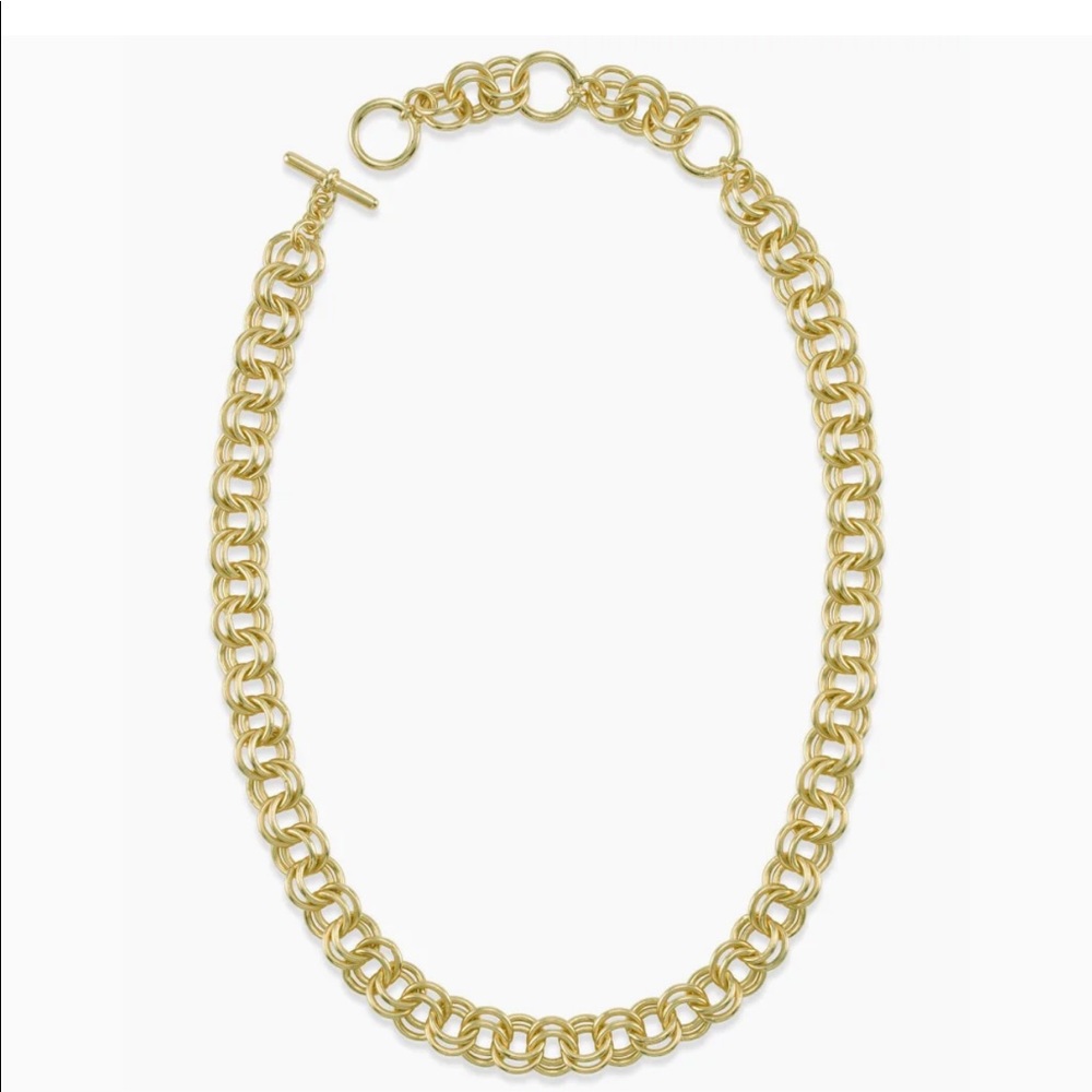 Kendra Scott 18in Double Chain Necklace in Gold